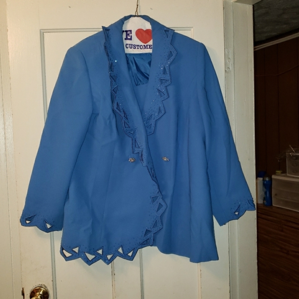 2 piece plus size suit, size 18w